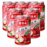 杨协成 荔枝水饮料 果味饮料 300ml*6听