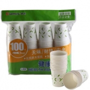 齐心 L304 健康纸杯100个装7安
